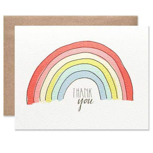 SALE / Thank You Rainbow Card Set Of 8 Hartland Brooklyn 