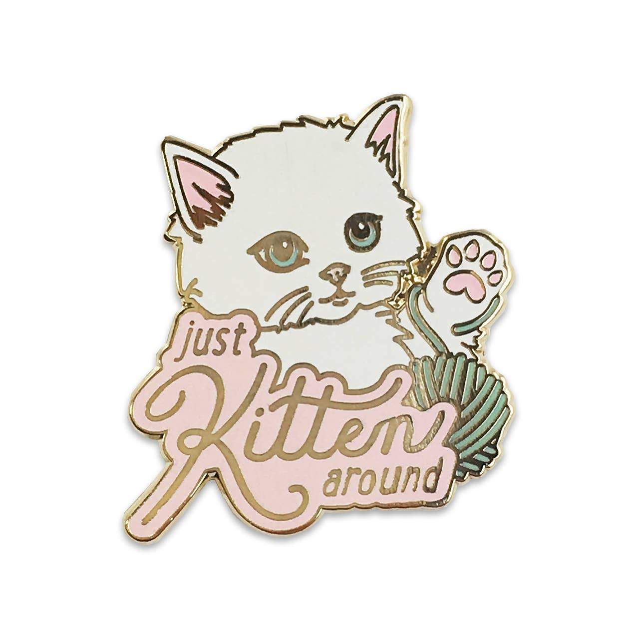 Just Kitten Around, Enamel Pin Wildflower + Co. 