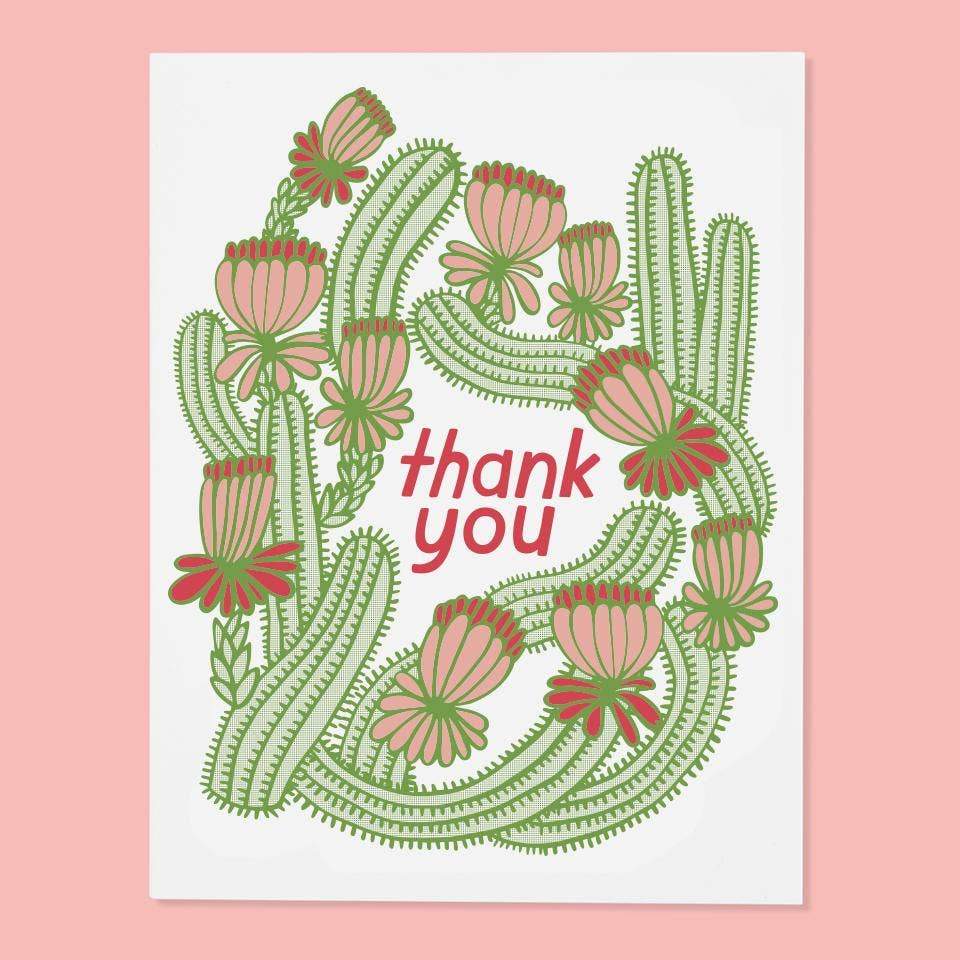 Cactus Thank You Card The Good Twin 