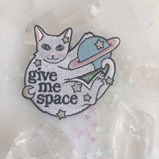 Give Me Space Cat Patch Appliques & Patches Wildflower + Co. 