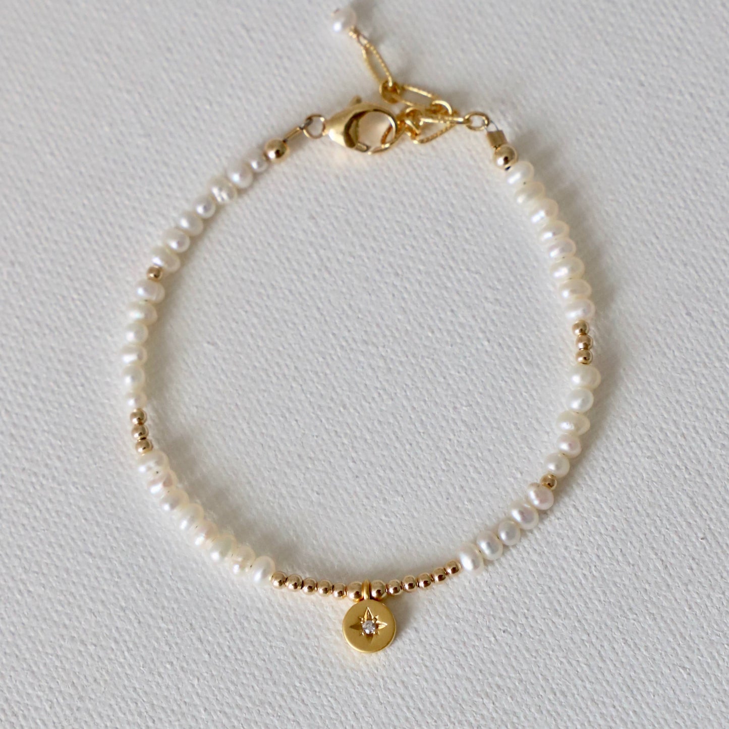 Pearl Star Medallion Bracelet Katie Waltman Jewelry 
