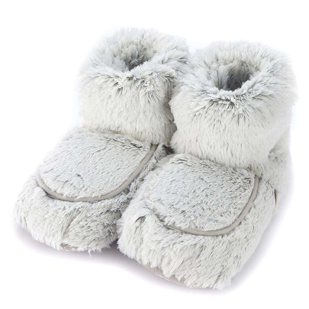 Warmies Gray Marshmallow Slipper Booties slippers Warmies 