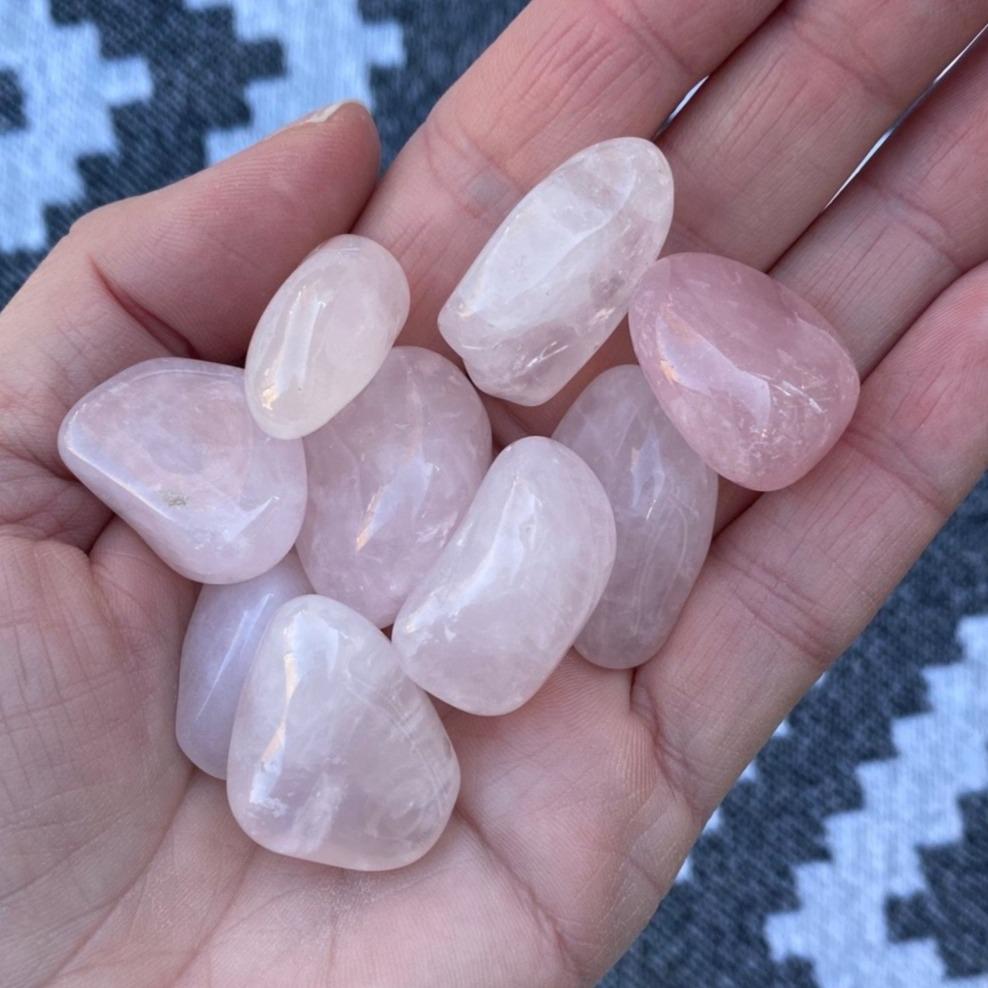 Rose Quartz Glassy Large Crystal Crystals Amazing Crystals- Etsy SMALL: 10-20 GRAMS 