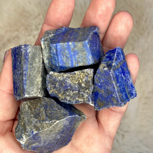 Lapis Lazuli Raw Chunk Crystals FTM 