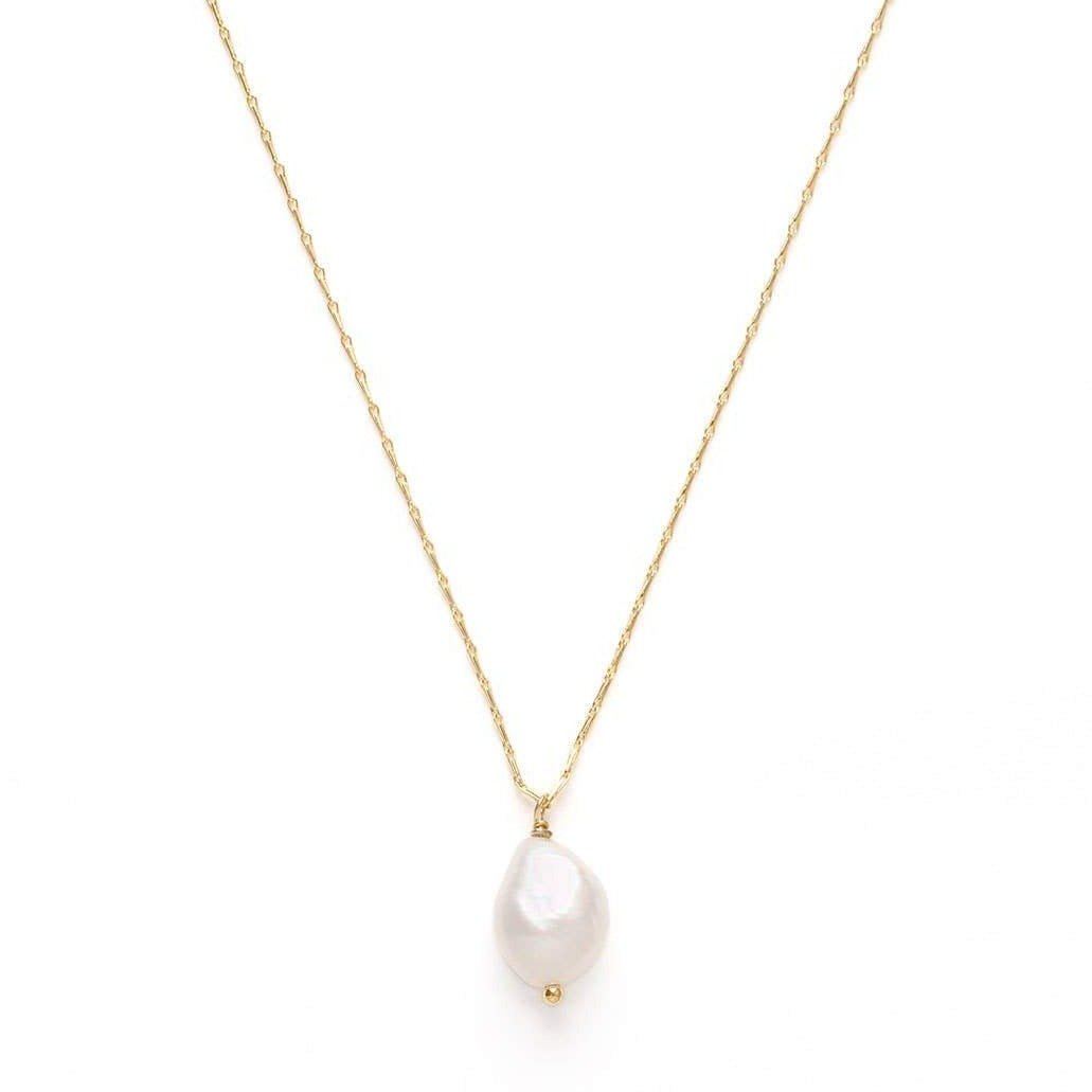 Fresh Water Pearl Necklace Necklaces Amano Studio 