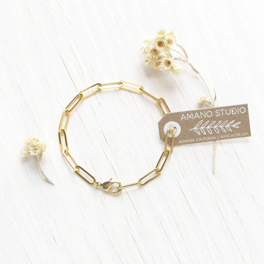 Roxy Paperclip Bracelet Amano Studio 