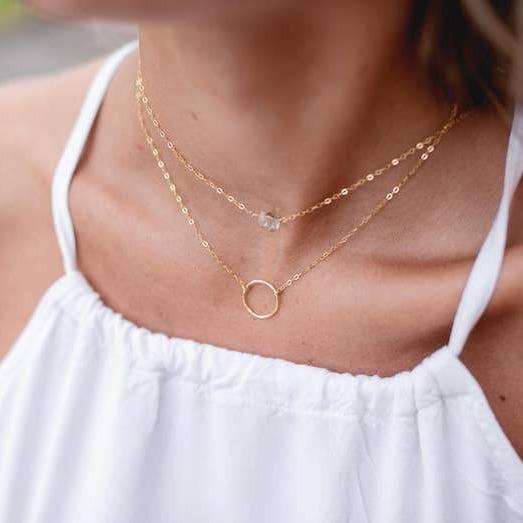 Herkimer Diamond Choker Necklace Necklaces Token Jewelry 