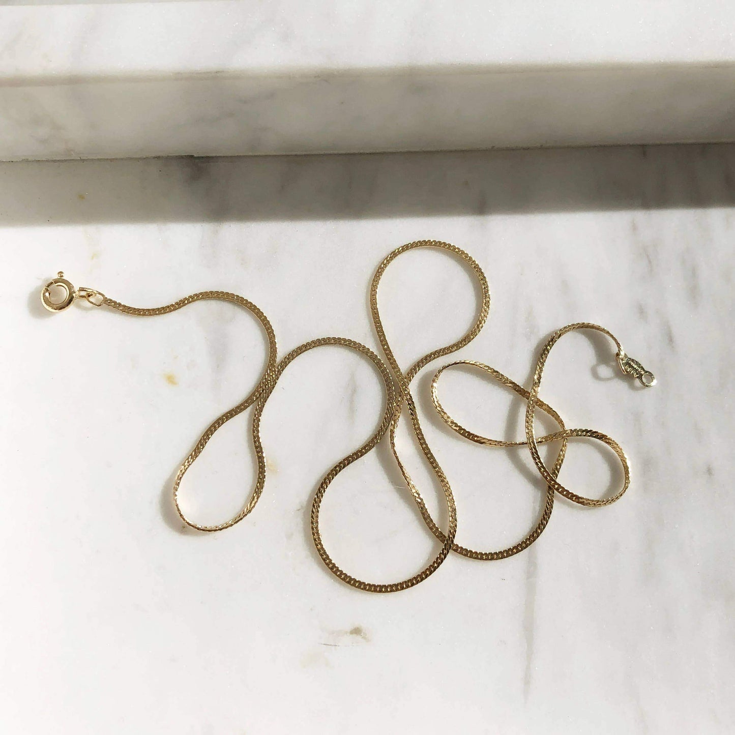 Herringbone Chain Token Jewelry 
