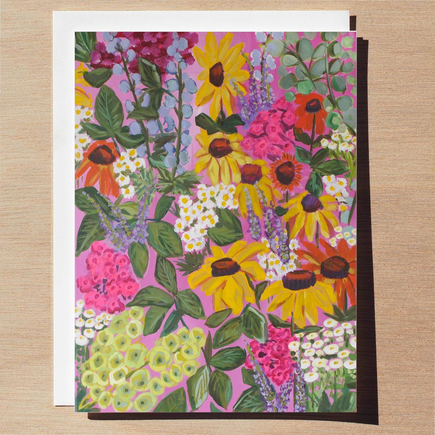 Party of Pink Card - Floral Collection Kaley Alie Art 