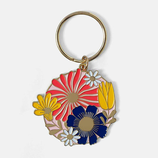 Cottage Floral Keychain The Good Twin 