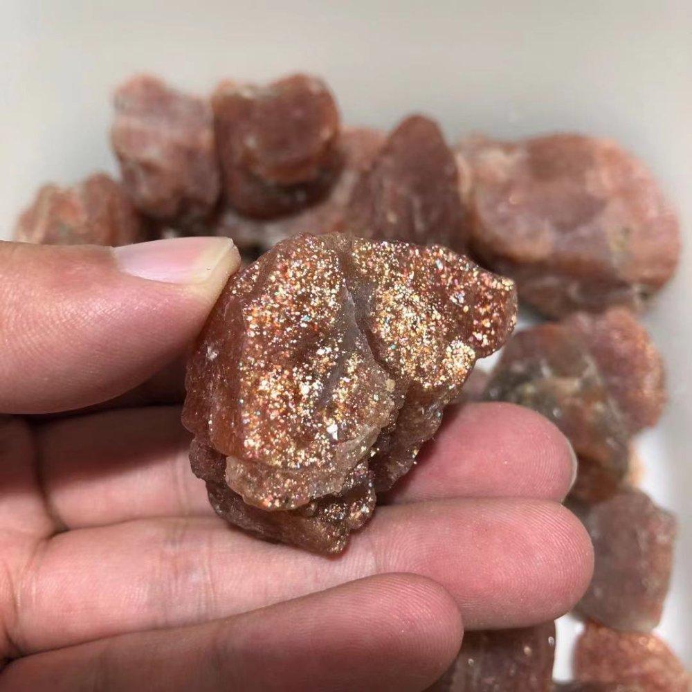 Sparkly Sunstone Chunk Crystals Amazing Crystals- Etsy 